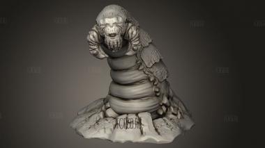 Сквозь Ледяного Змея 3d stl модель для ЧПУ