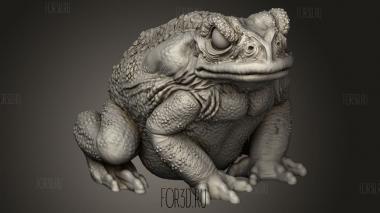 Через Жабу 3d stl модель для ЧПУ