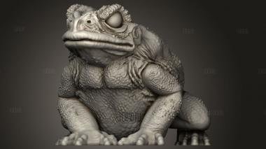 Через Жабу 3d stl модель для ЧПУ