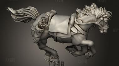 Крошечная Мебель Мертвая Лошадь 3d stl модель для ЧПУ