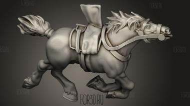 Крошечная Мебель Мертвая Лошадь 3d stl модель для ЧПУ