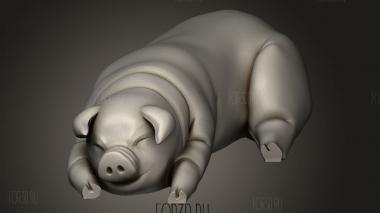 Горожане Подложили Свинью 3d stl модель для ЧПУ