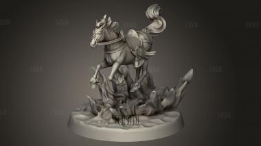 Глава TPGEO Река Эльфийской Лошади 3d stl модель для ЧПУ