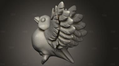 Лесная птица Маленькая 3d stl модель для ЧПУ