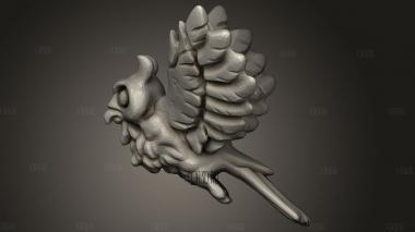 Лесная Сова 3d stl модель для ЧПУ
