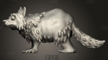 Лесной Енот 3d stl модель для ЧПУ