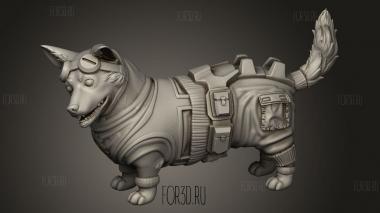 Племена киберпанка КИБЕРДОГ ЙОРГИ ВЕЛИКОЛЕПНЫЙ 3d stl модель для ЧПУ