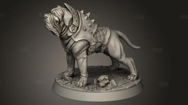 Мастиф-Охотник на Демонов 3d stl модель для ЧПУ