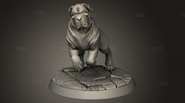 Мастиф-Охотник на Демонов 3d stl модель для ЧПУ