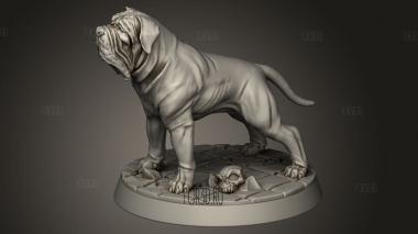 Мастиф-Охотник на Демонов 3d stl модель для ЧПУ