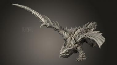 Медный Дракон 3d stl модель для ЧПУ
