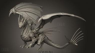 Конструкция Дракона 3d stl модель для ЧПУ