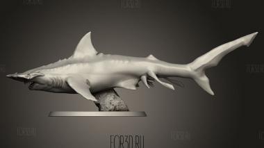 Акула-молот 3d stl модель для ЧПУ