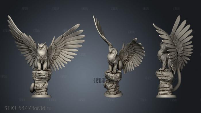 v Owl Griffin and stl model for CNC