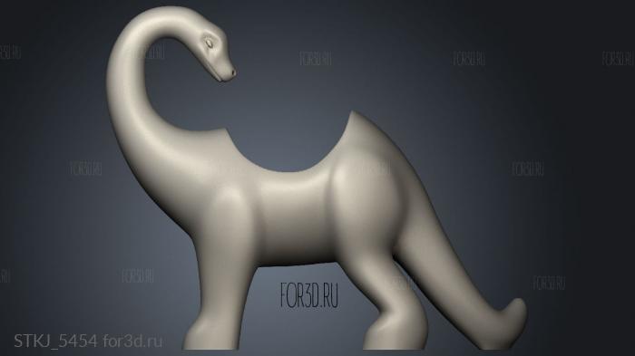 Vasos animais Dino stl model for CNC