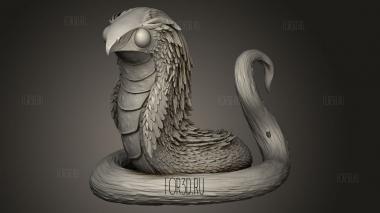 Стервятник Вурм СидитG 3d stl модель для ЧПУ