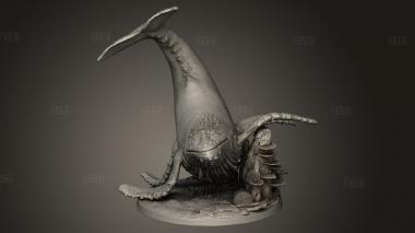 Дух Кита 3d stl модель для ЧПУ