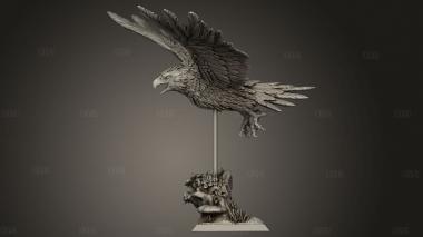 Лесные Эльфы,Летящий Гигантский Орел 3d stl модель для ЧПУ