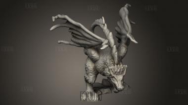 Виверн нед 3d stl модель для ЧПУ
