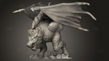 Виверн нед 3d stl модель для ЧПУ