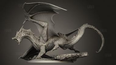 Молодой рассольный дракон рассольный дракон 3d stl модель для ЧПУ