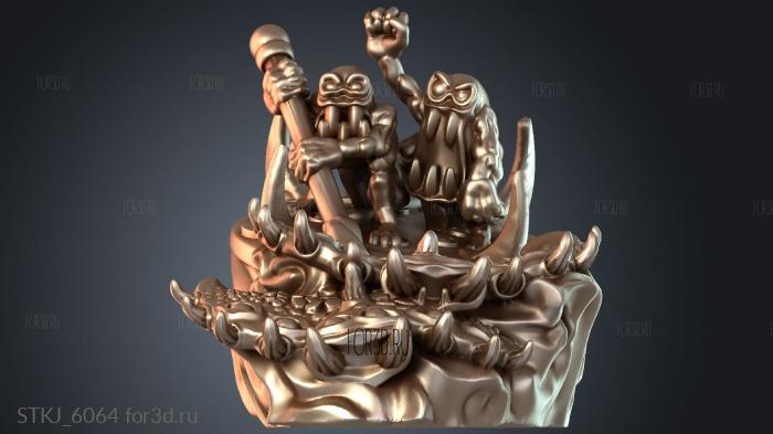 STKJ_6064 stl model for CNC
