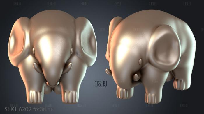 STKJ_6209 stl model for CNC