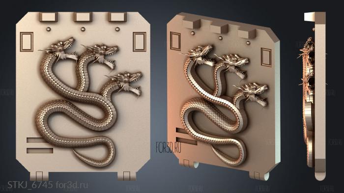 STKJ_6745 stl model for CNC