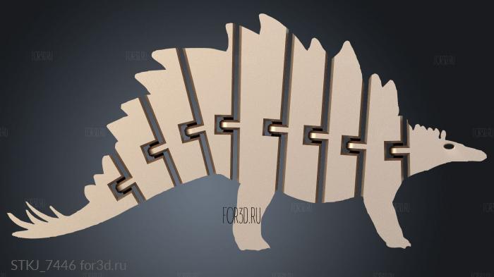 STKJ_7446 stl model for CNC