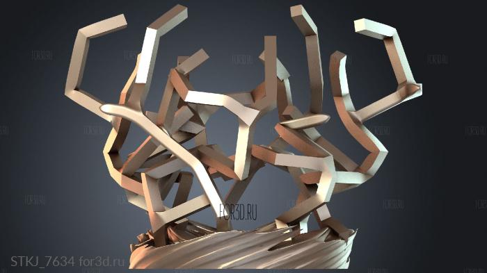 STKJ_7634 stl model for CNC
