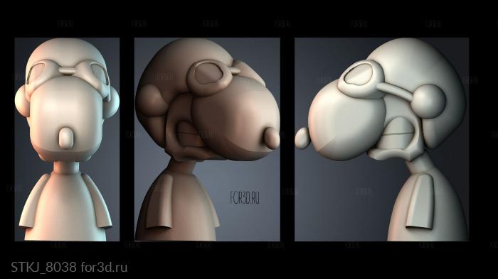 STKJ_8038 3d stl модель для ЧПУ