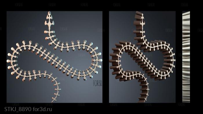 STKJ_8890 3d stl модель для ЧПУ