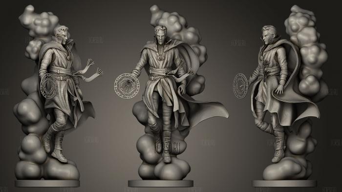 Doctor Strange statue stl model for CNC
