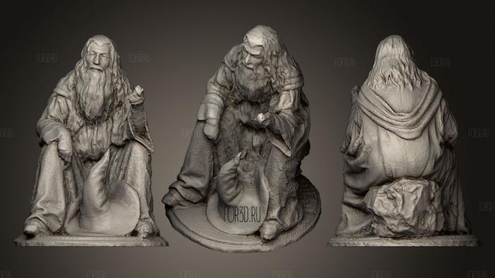 Gandalf The Lord of the Rings stl model for CNC