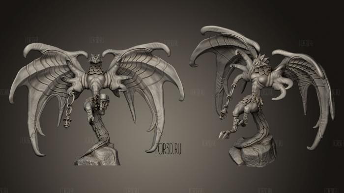 Valefor Final Fantasy Damp D Miniature stl model for CNC