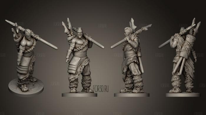 Wolf Paw Javelin Hunter stl model for CNC