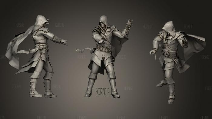 Assassins Creed   Ezio stl model for CNC