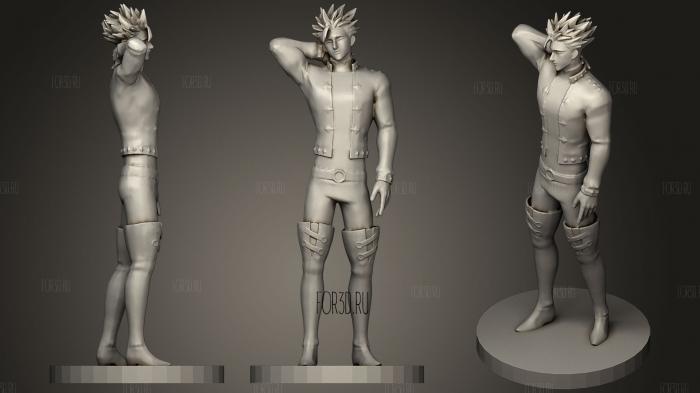 Ban   The Seven Deadly Sins stl model for CNC