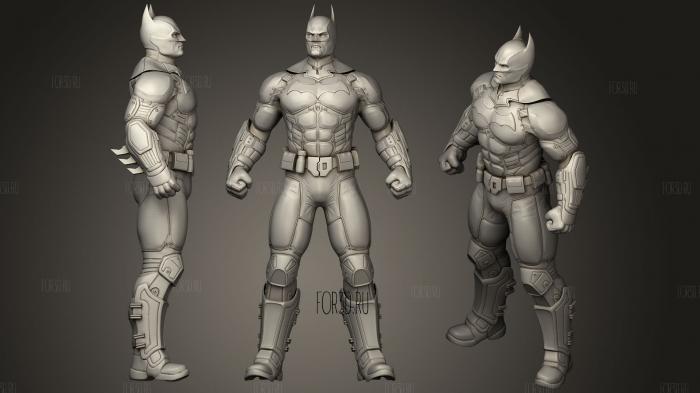 Batman Arkham Origins for 3d printing stl model for CNC