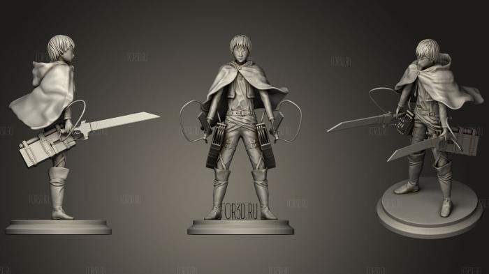 Levi From Attack On Titan stl model for CNC