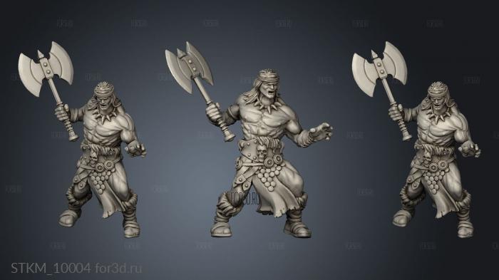 conan axe stl model for CNC