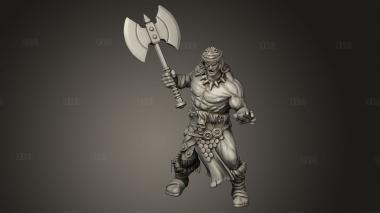 Топор конана 3d stl модель для ЧПУ