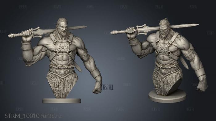 old he man stl model for CNC