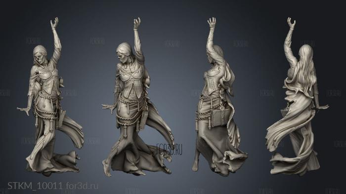 Lich Female Empress the Undead Spell stl model for CNC