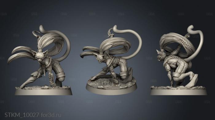 Pirates Curse the Dead Seas Troops Tabaxi Whirlwind stl model for CNC