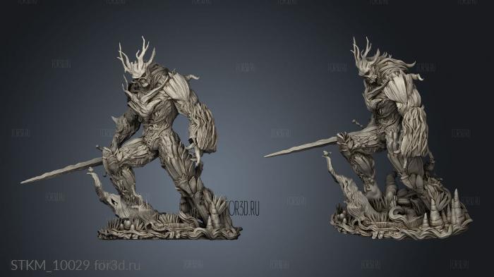 The Swamp Thing Sculpture stl model for CNC