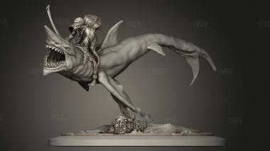 Пираты Проклинают Мертвые моря Акульих Дураков 3d stl модель для ЧПУ