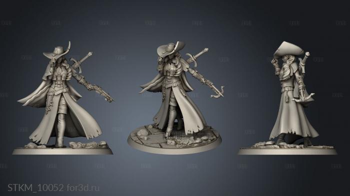 Plague City Heroes Shamiah expurgatrix stl model for CNC