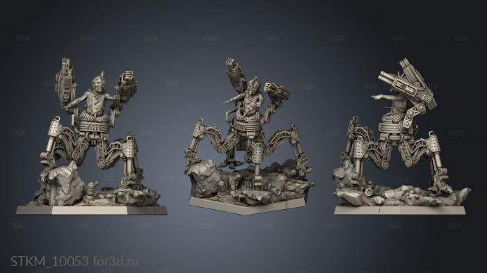 Nu Wasteland Half Mecha Spider Man stl model for CNC