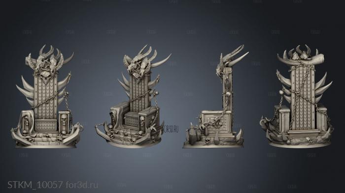 Olaf Throne Chair stl model for CNC